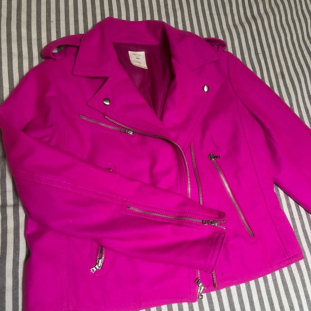 GAP Pink Biker Jacket